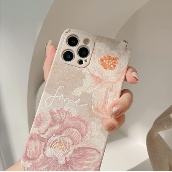 5for$10 Pale Floral iPhone 12 Pro Max Case, Aesthetic TPU Cover Protection Case - Picture 11 of 11